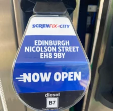Screwfix Builds Local Awareness with Forecourt Advertising